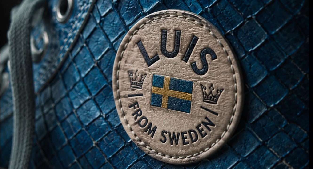 Luis from Sweden — leather patch signature